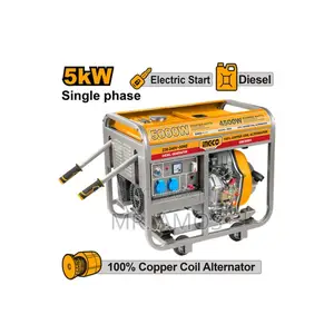 5kva Diesel Generator With Recoil + Electric Start System - Gde50001