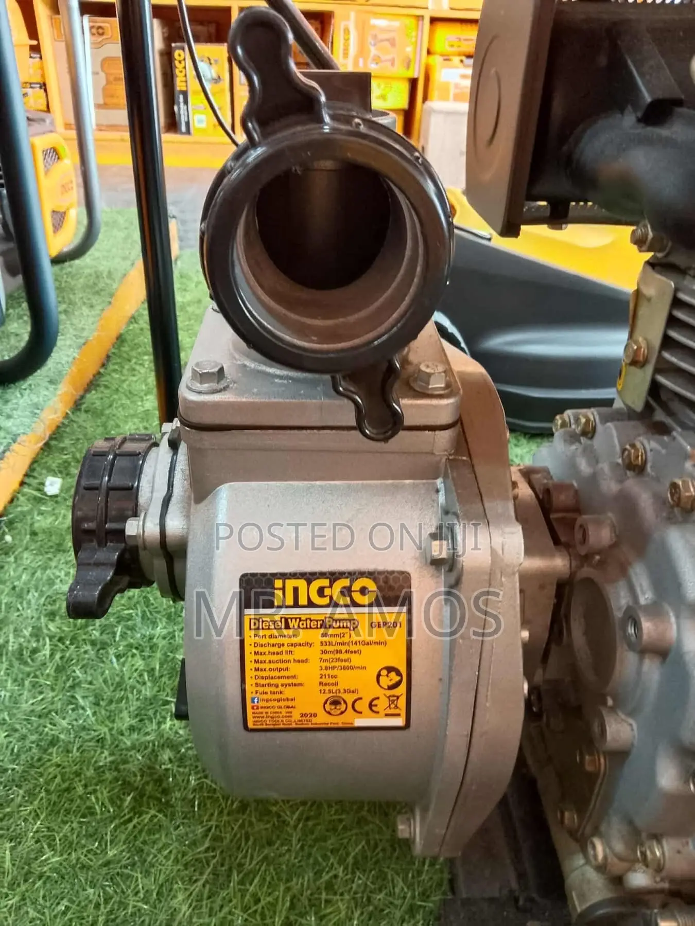 2 Inches Diesel Water Pump With 3.8hp Engine for Irrigation - Gep201