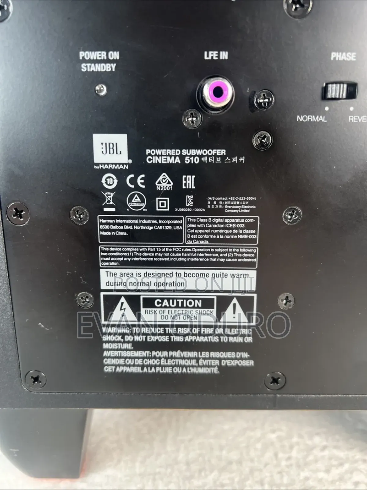 Powerful JBL Subwoofer Cinema 5.1 Subwoofer Compact Size