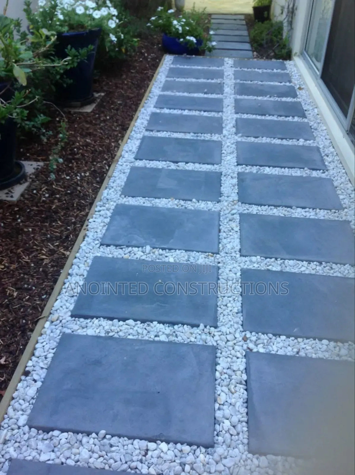 Patio Pavers and Decorative Pebbles