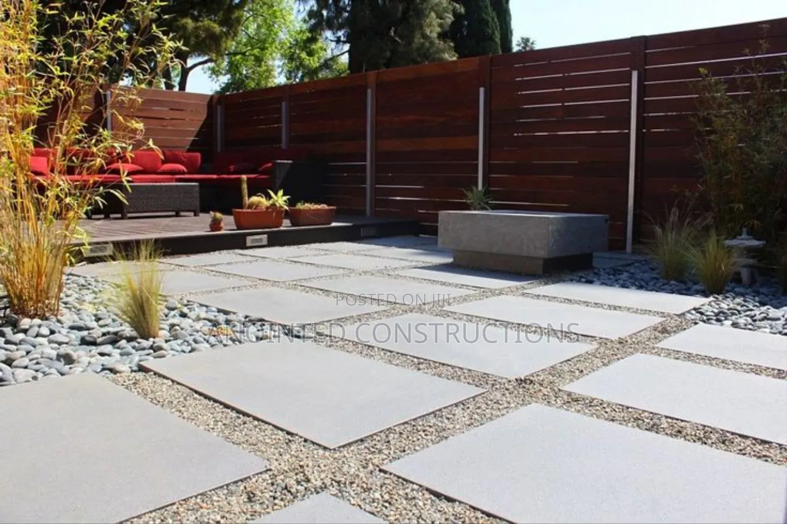 Patio Pavers and Decorative Pebbles