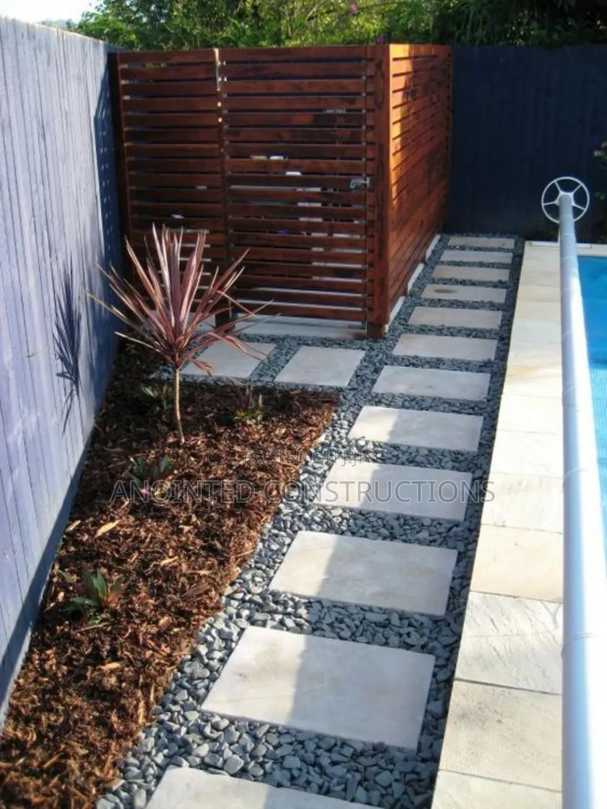 Patio Pavers and Decorative Pebbles