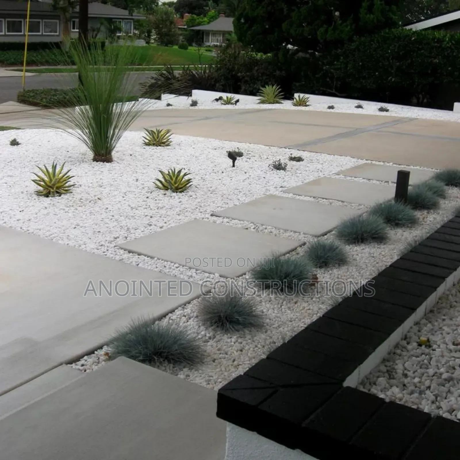 Patio Pavers and Decorative Pebbles