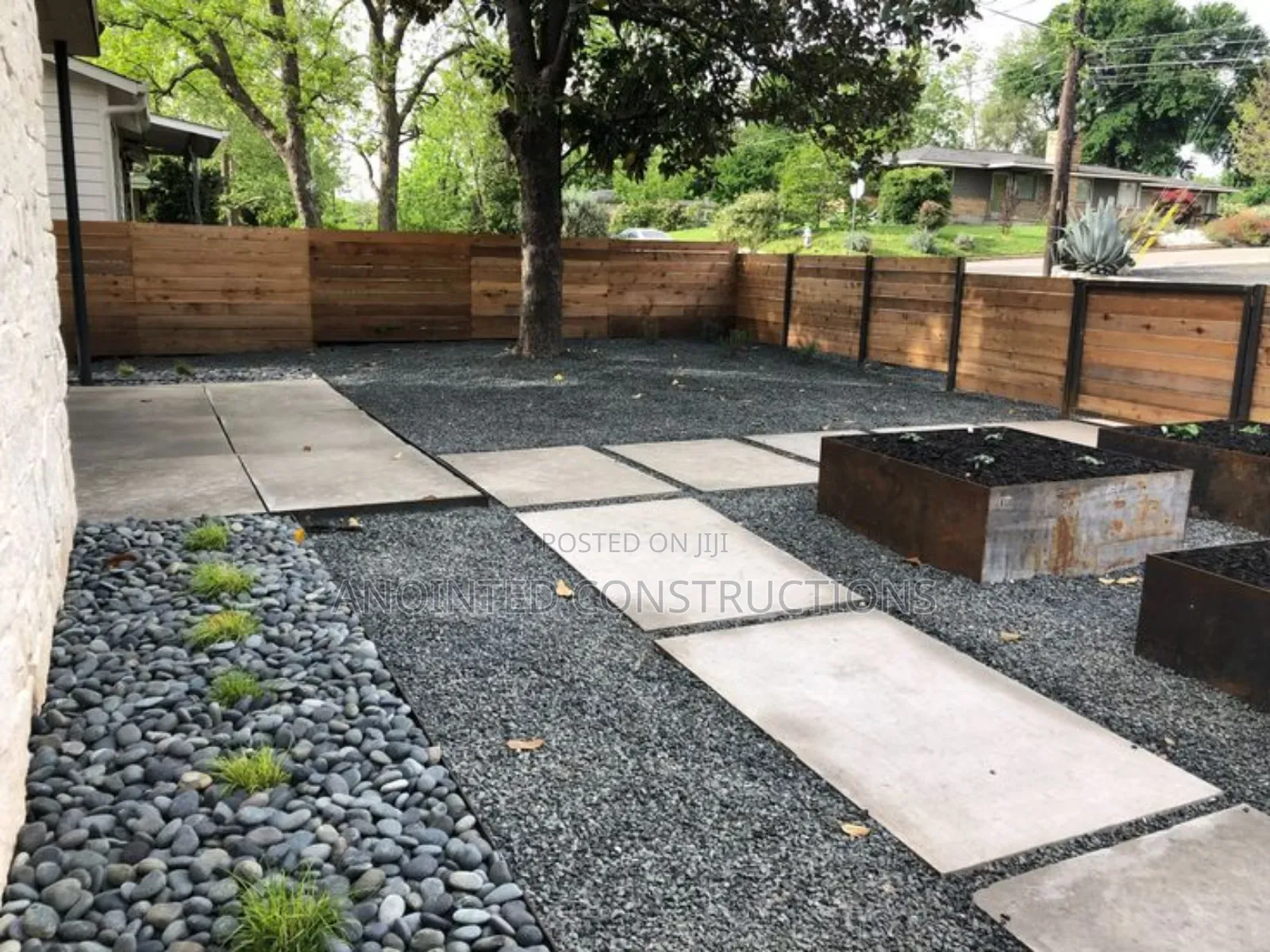 Patio Pavers and Decorative Pebbles
