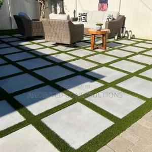Quality Concrete Slabs and Astroturf Landscape