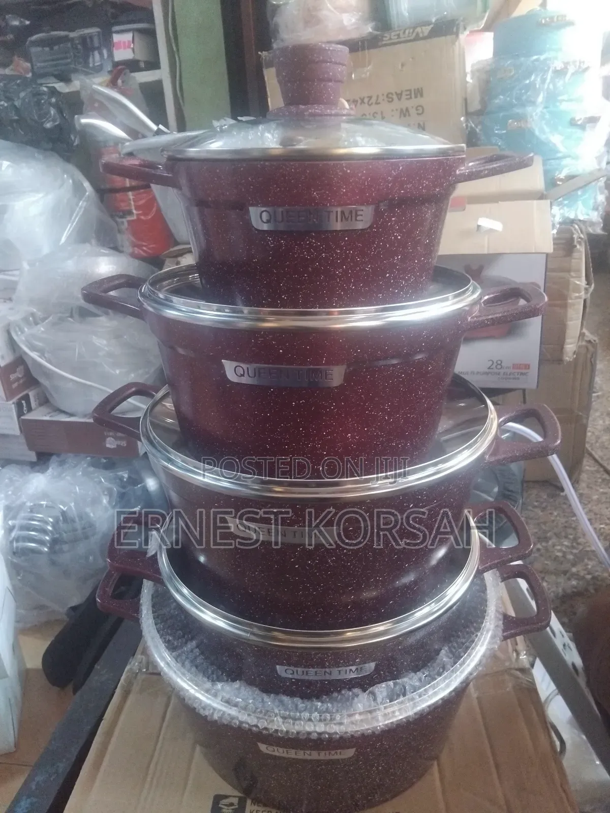 5 Sets Quality Queen Time Nonstick Cookware