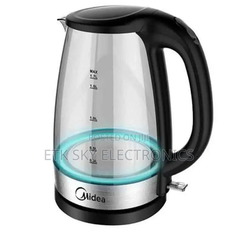 Midea 1.7liters Glass Glass Kettle