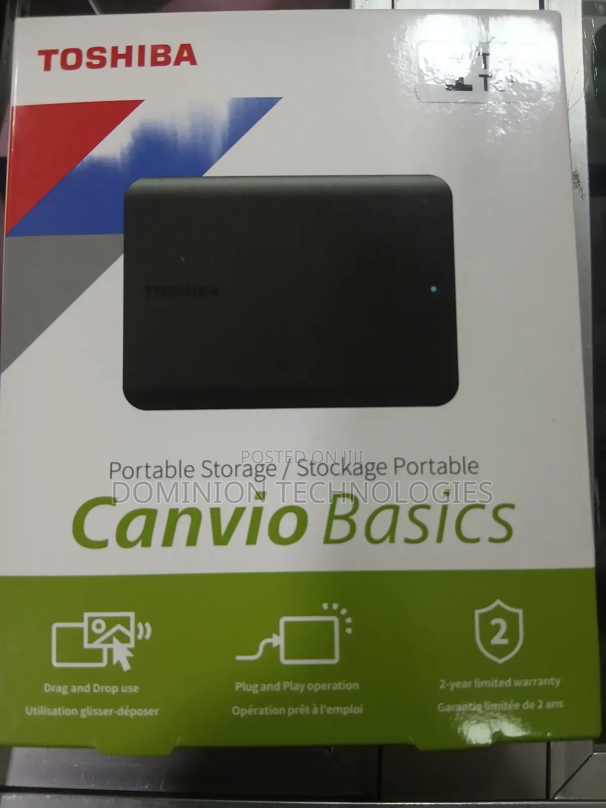 Toshiba 1tb External HDD