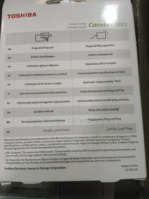 Toshiba 1tb External HDD
