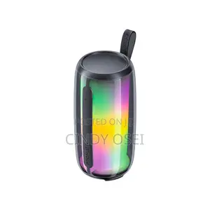 Promate High Fidelity Rgb Wireless Bt 5.3 Speaker, Tower Design