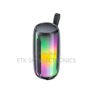 Promate High Fidelity Rgb Wireless Bt 5.3 Speaker, Tower Design