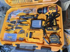 Ingco 165pcs Brushless Impact Cordless Drill With Tools