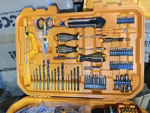 Ingco 165pcs Brushless Impact Cordless Drill With Tools