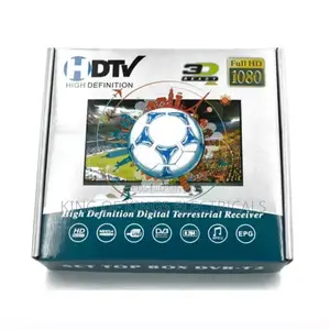 Full Hd Digital Tv Decoder DVB-T2 Set Top Box With Usb Hdmi