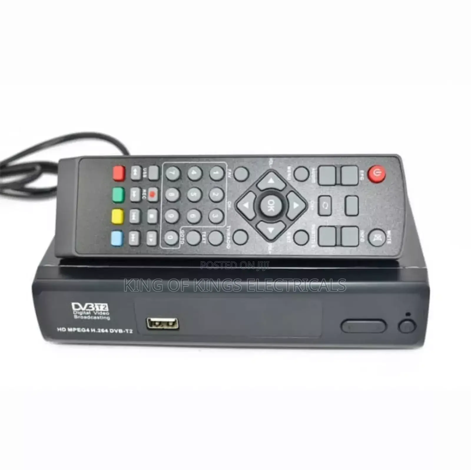 Full Hd Digital Tv Decoder DVB-T2 Set Top Box With Usb Hdmi
