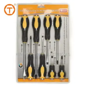 8-Piece Heavy-Duty Screwdriver Set – Magnetized Durable