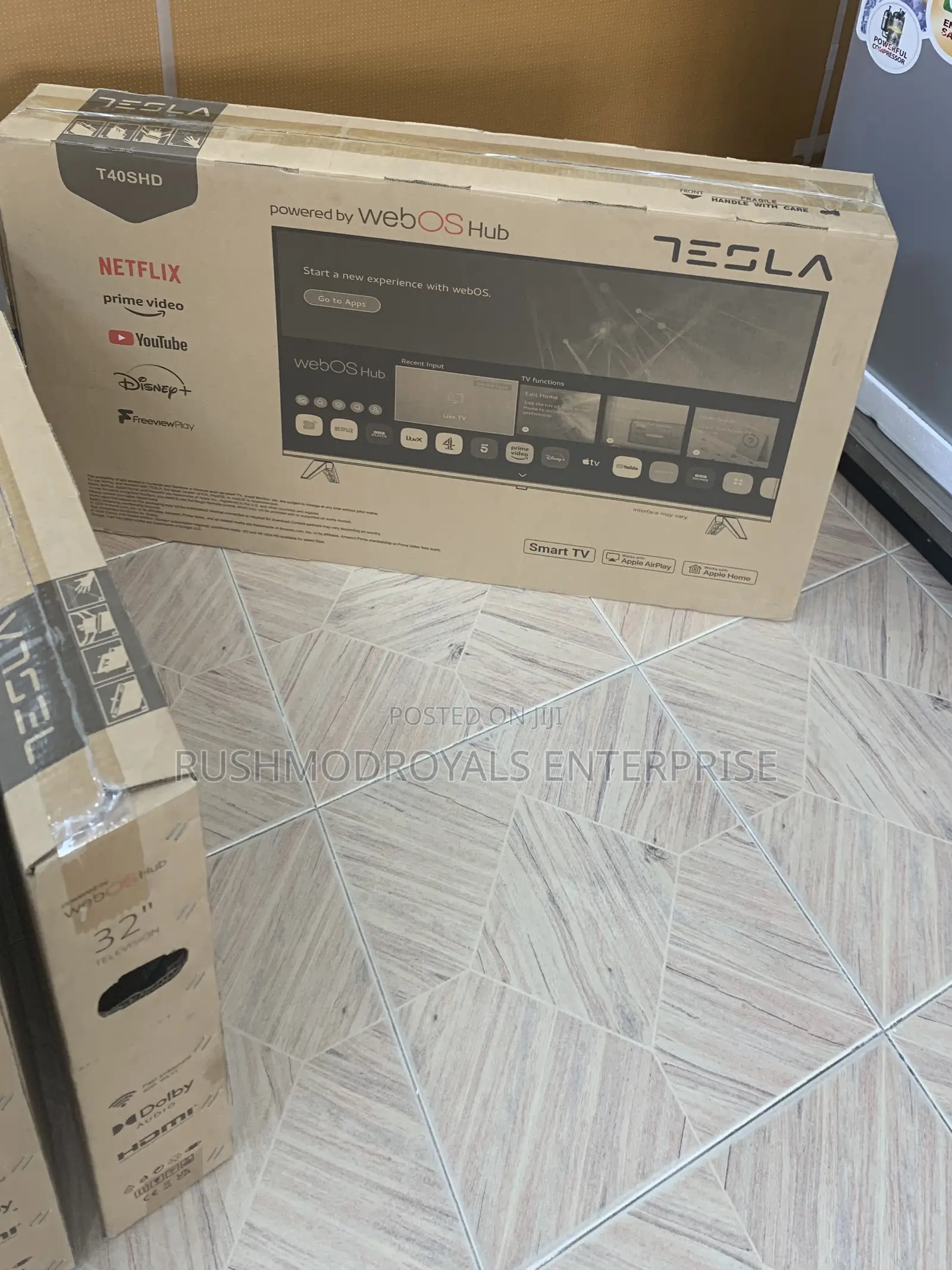 Connect Stream Tesla's 40-Inch Smart Tv With Built-in Chromecast