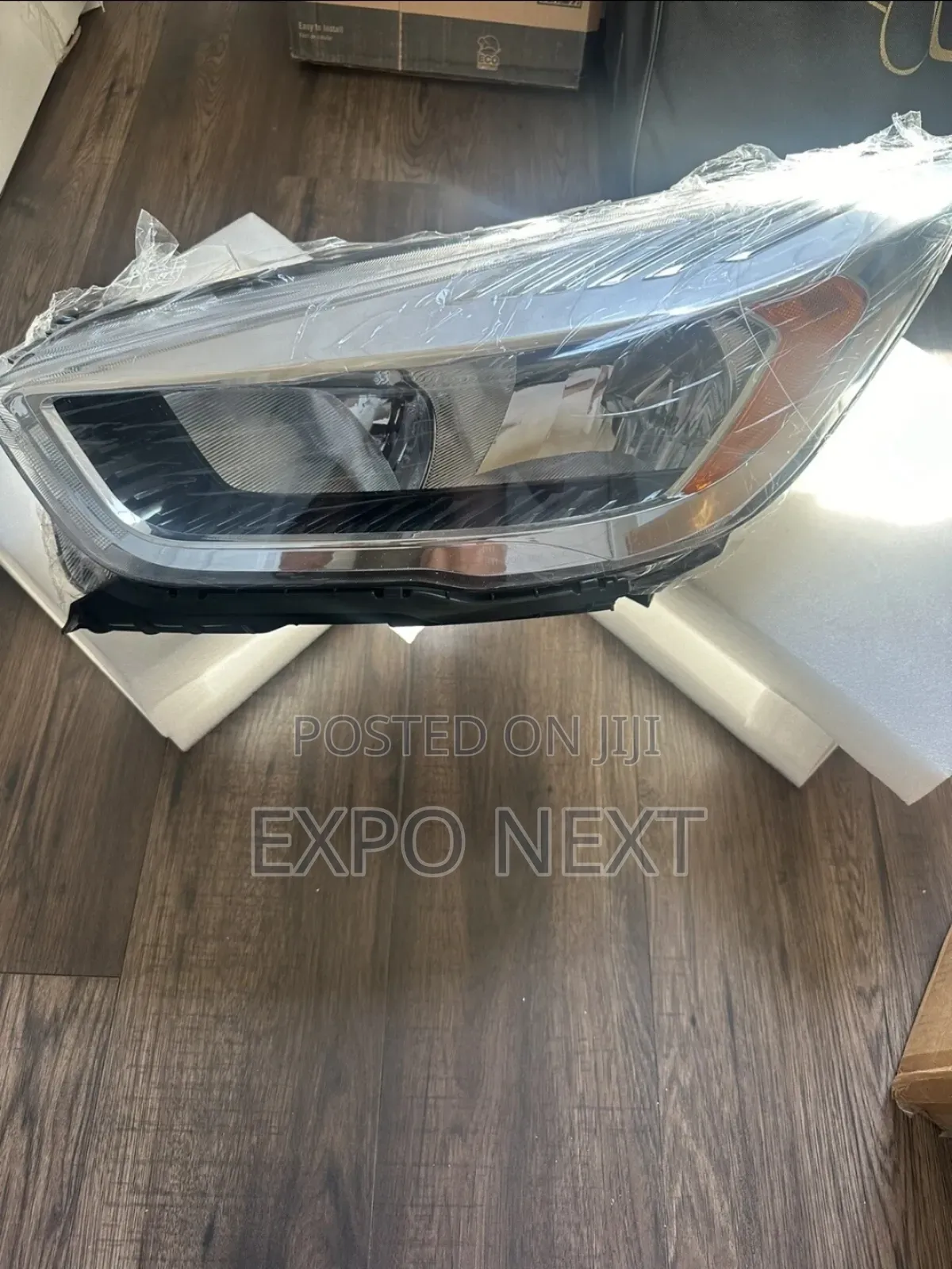 2017-2019 Ford Escape Halogen (W/O Led Drl) Headlight Left Driver Side