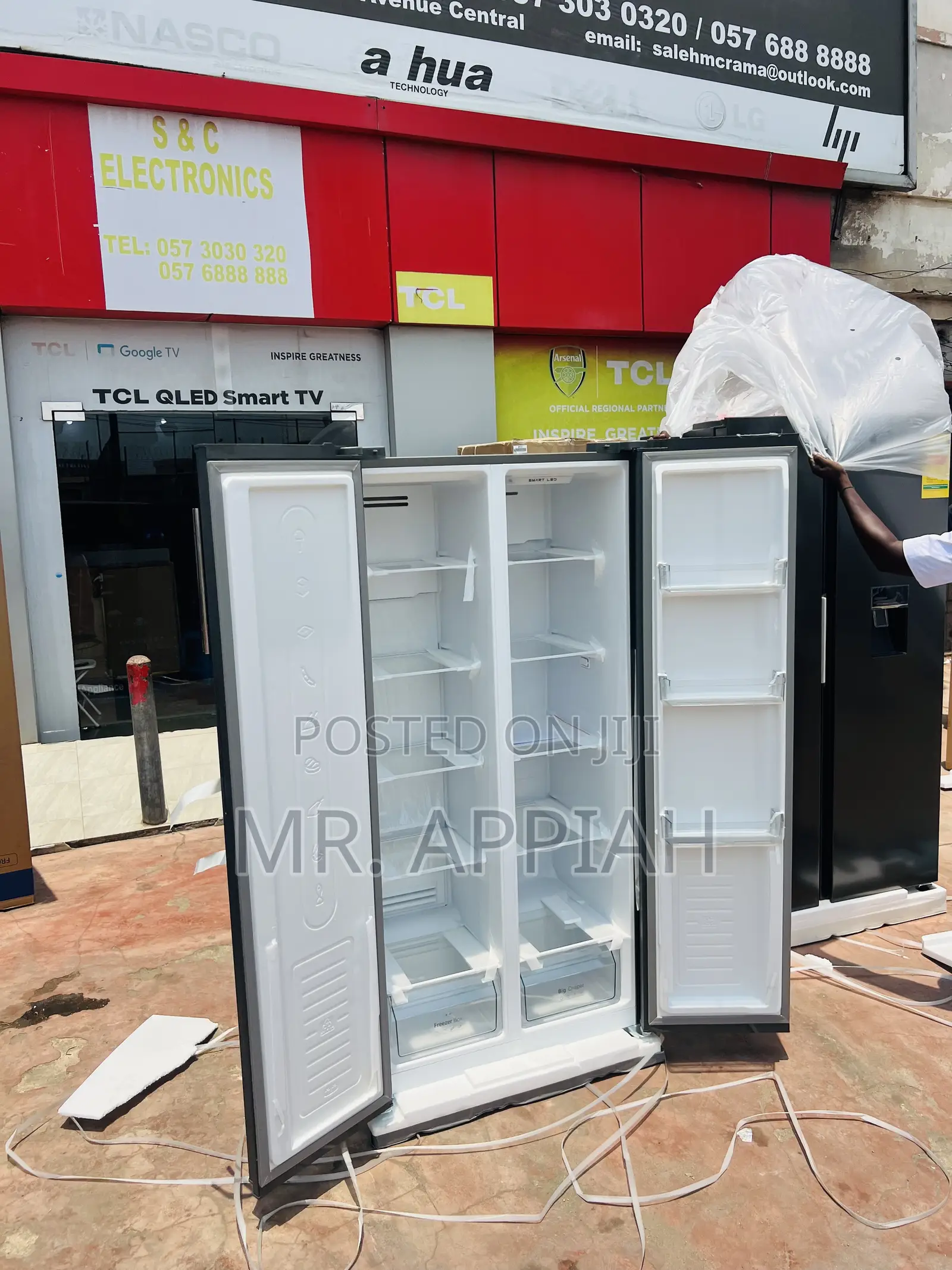 Fast Chilling Galaxy Side by Side 2 Door Electric Refrigerator(527lts)
