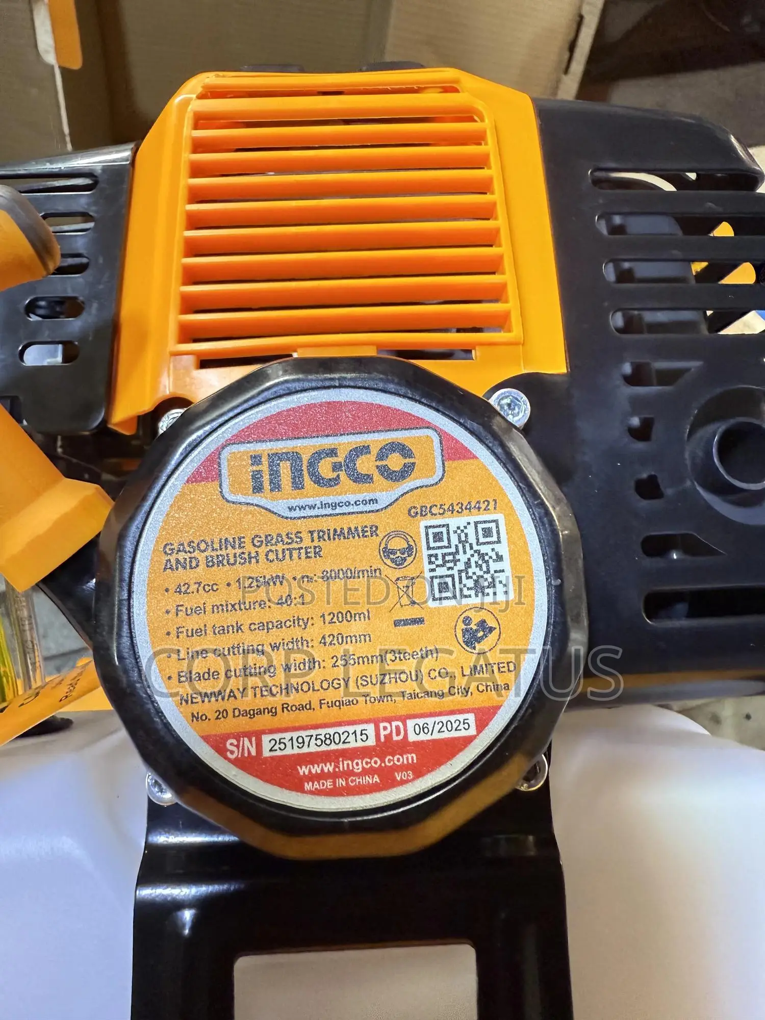 Ingco Gasoline Grass Trimmer And Brush Cutter