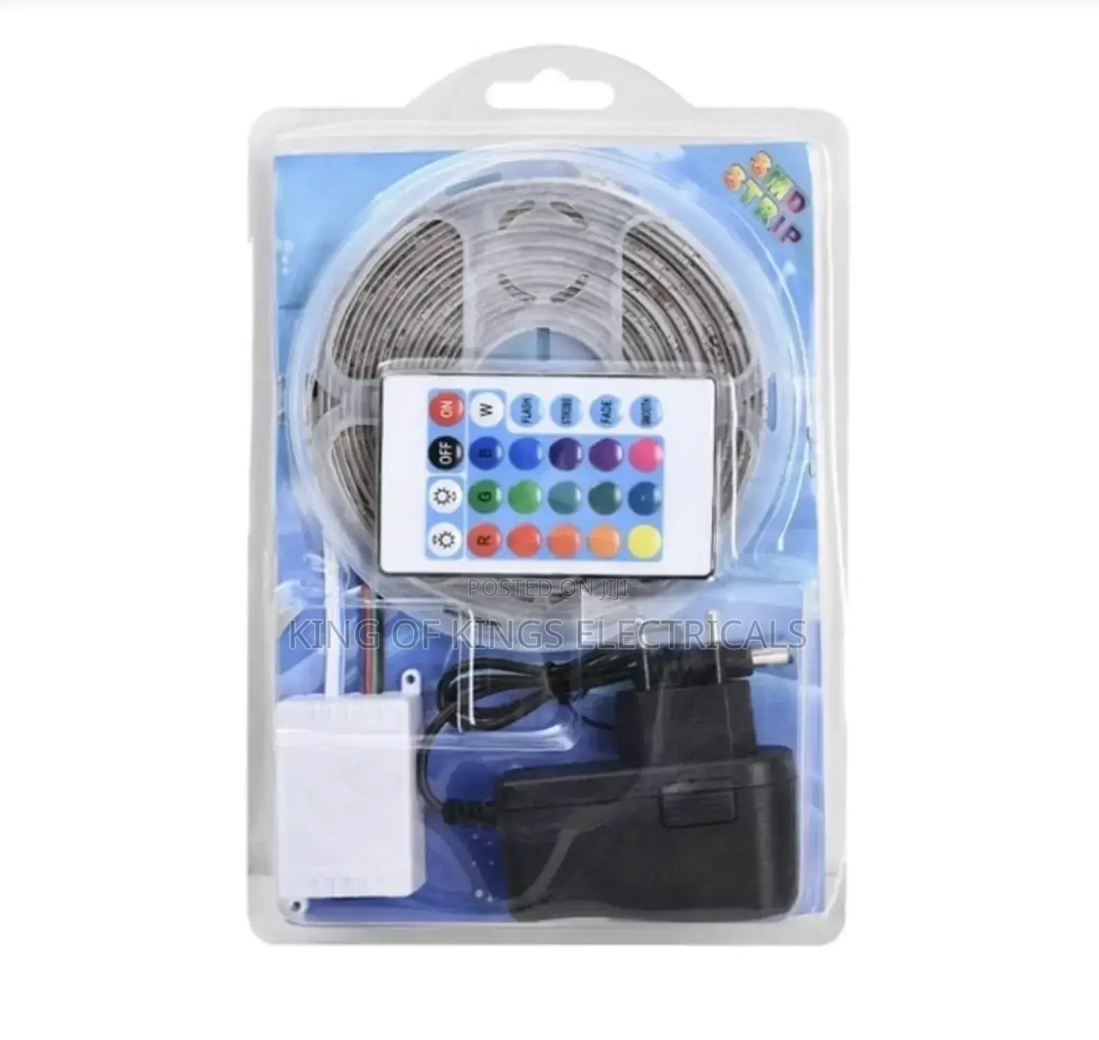 5m RGB Led Strip Light With Remote – Multi-Color Decoration