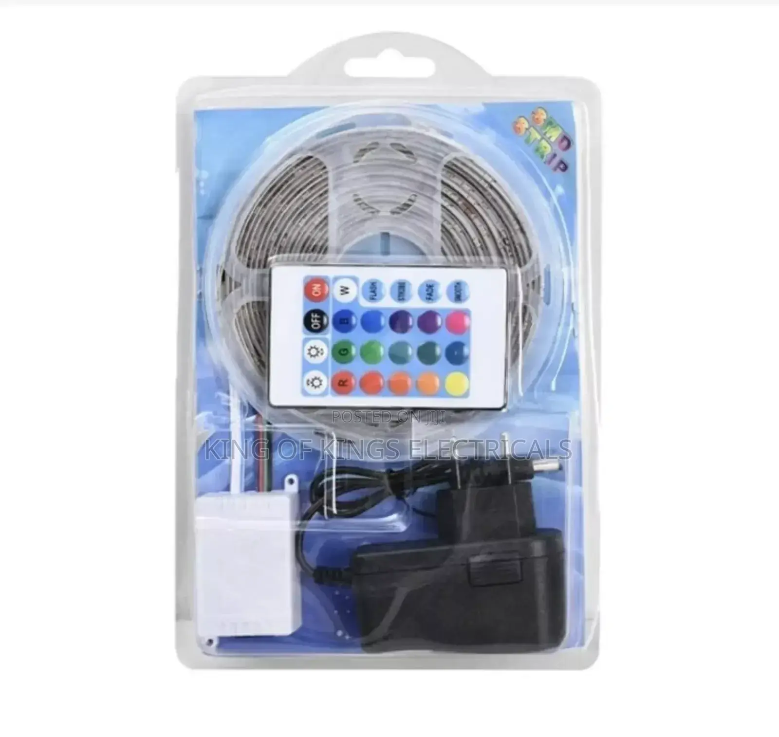 5m RGB Led Strip Light With Remote – Multi-Color Decoration