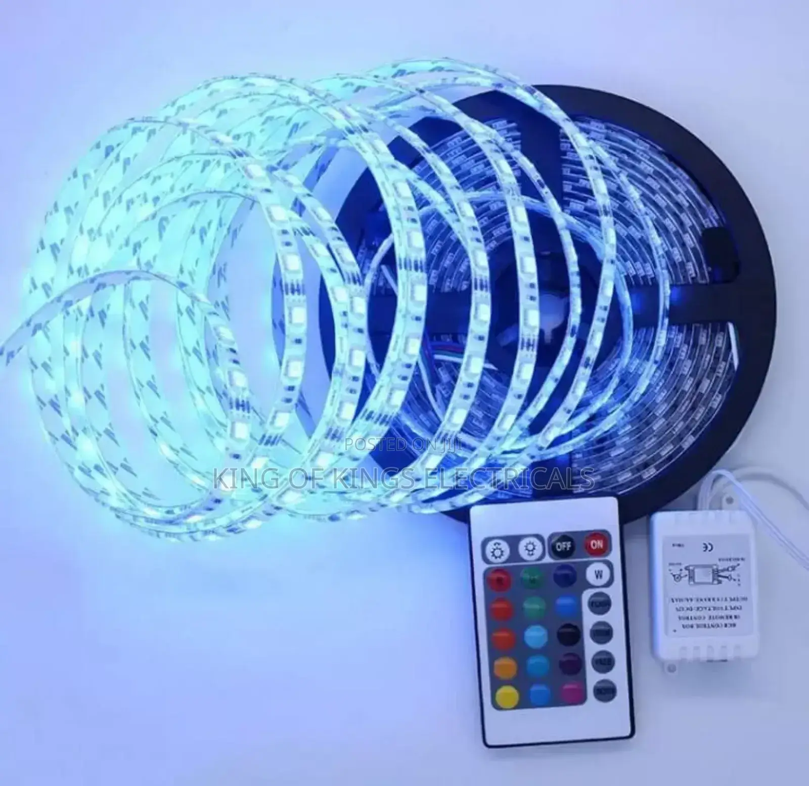 5m RGB Led Strip Light With Remote – Multi-Color Decoration