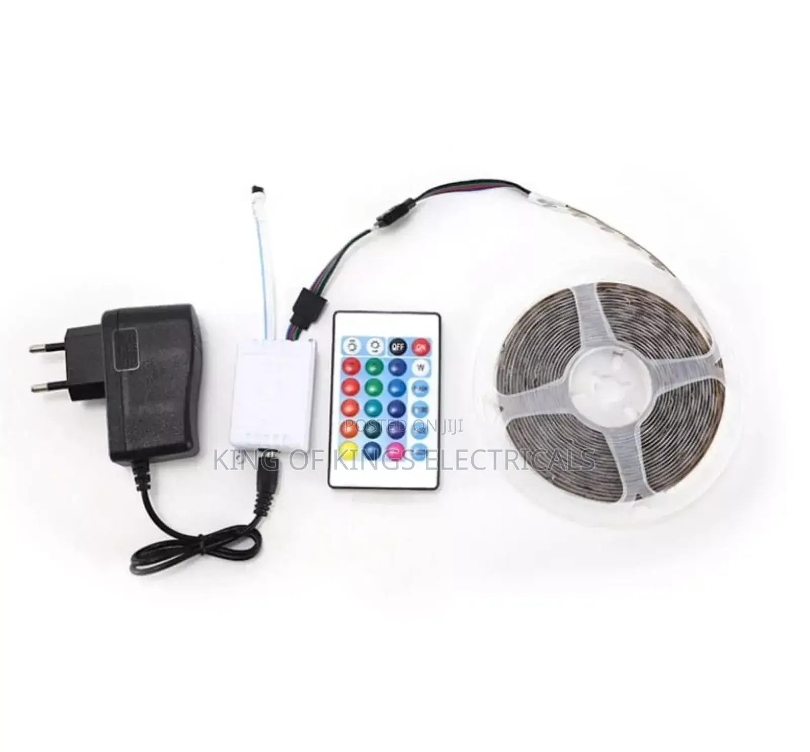 5m RGB Led Strip Light With Remote – Multi-Color Decoration