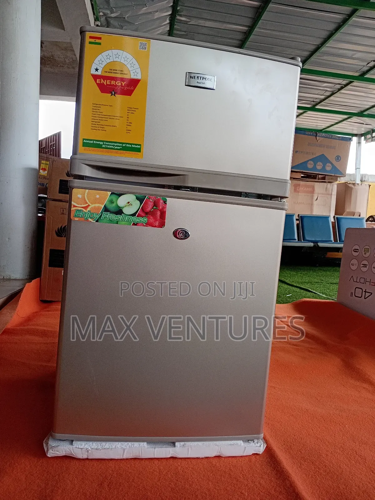 Exquisit Westpool 100 80l Top Freezer Table Top Refrigerator