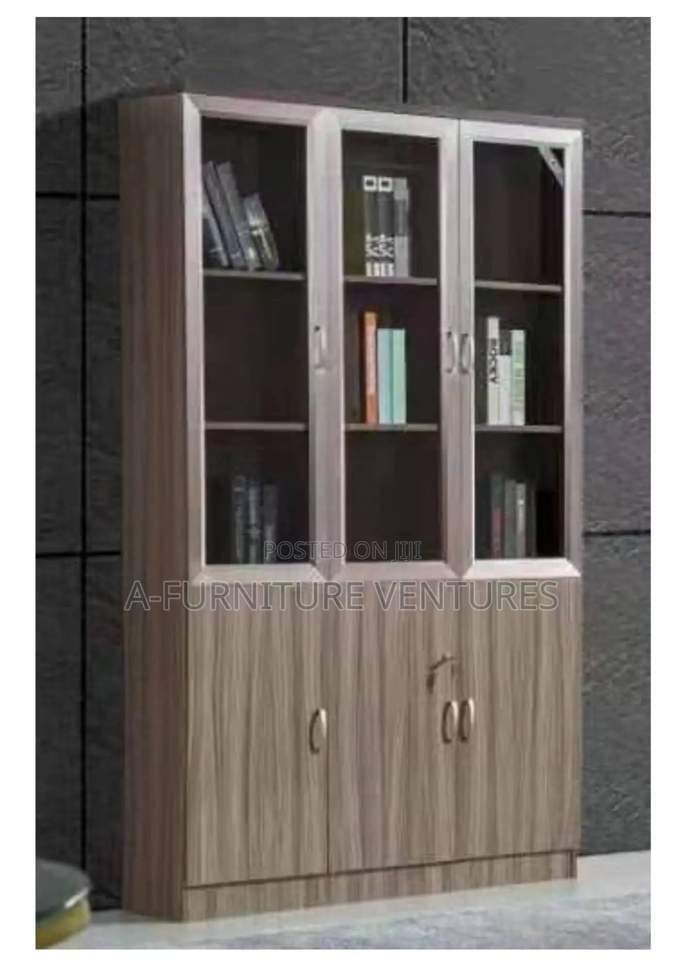 Three Door Bookshelf