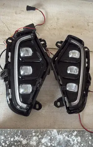 Led Fog Lamps Drl Daytime Running Light W/Turn Signal For  Rav4 2019