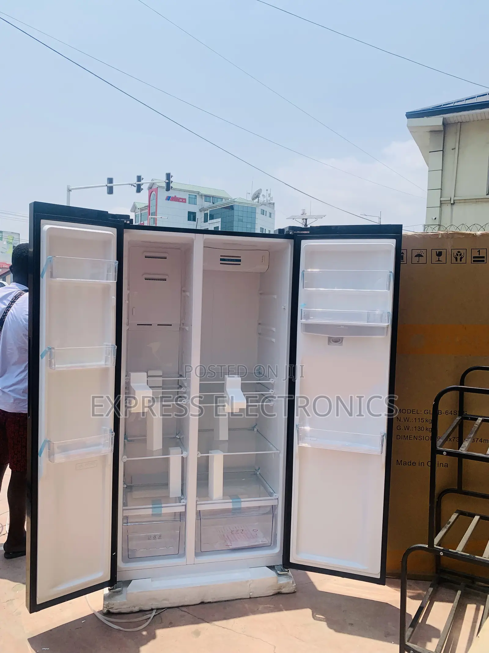 527l Side by Side Fridge Black GLXB-65sbs