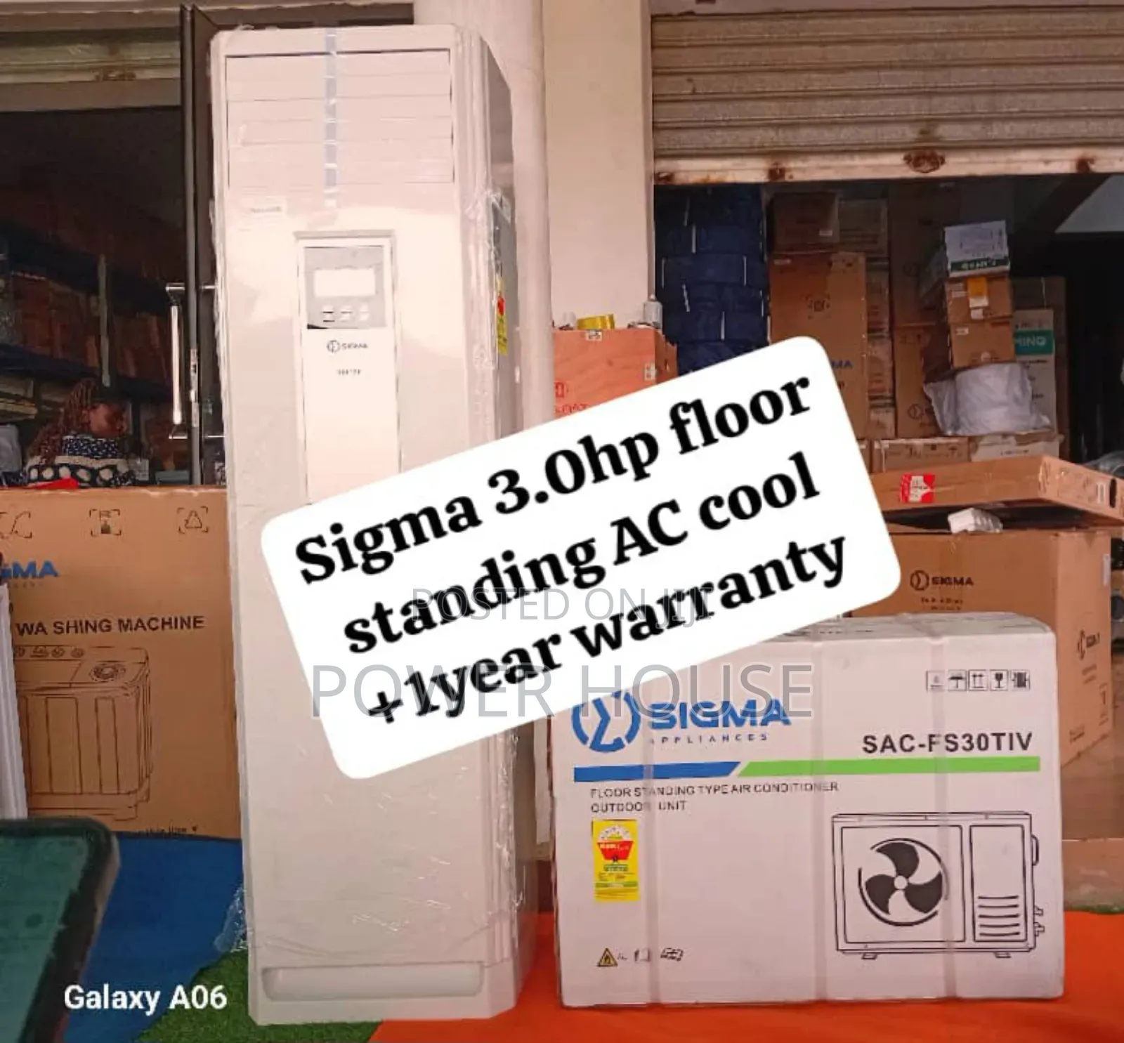 Silent Chill Sigma 3.0hp Floor Standing Ac Sigma 3.0hp Air-Conditioner