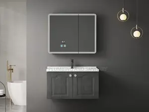 Imported Led Cabinet Basin and Mirror Complete_cabinet Basin With Tap