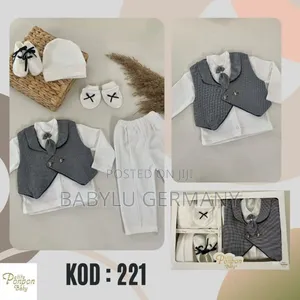 Baby Boy Christening, Baptism or Naming Ceremony Suit Set