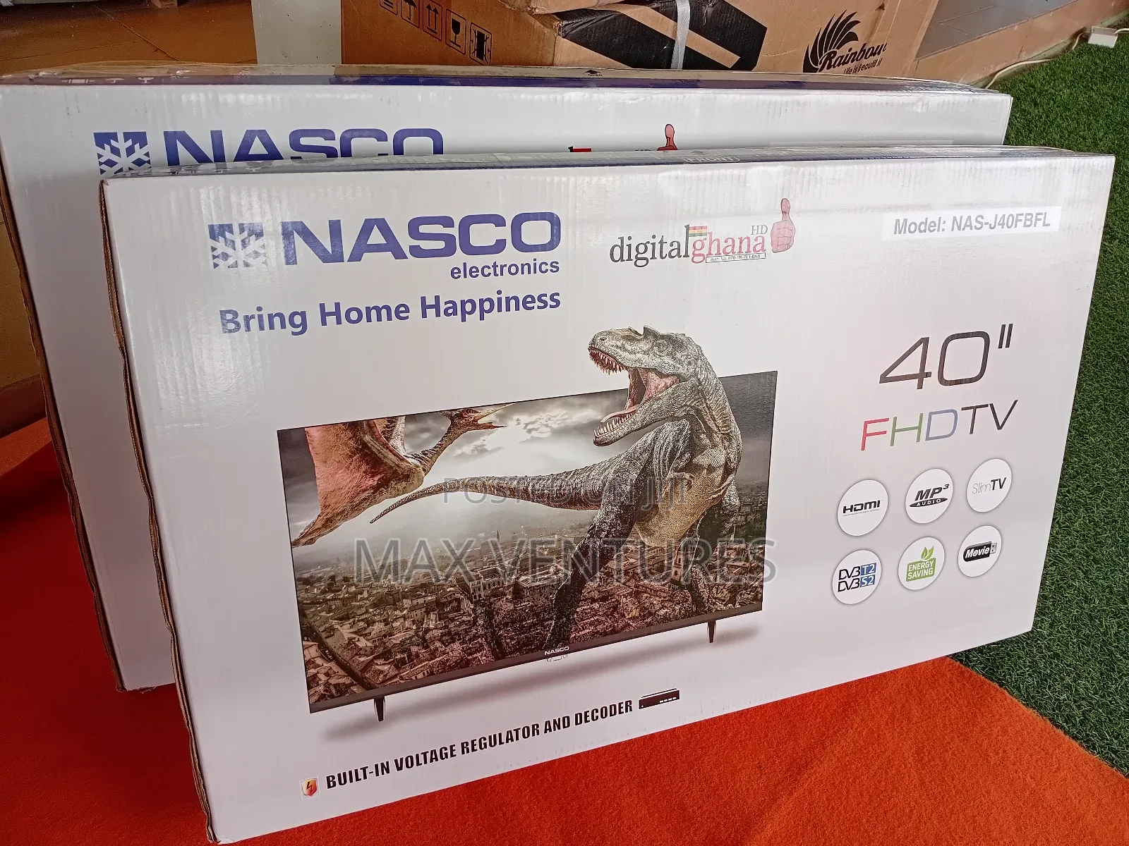 Inbuilt Decoder Nasco 40" Tv Digital Satellite FHD Tv Frameless Slim