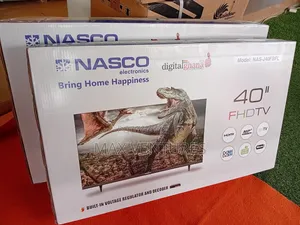 Inbuilt Decoder Nasco 40" Tv Digital Satellite FHD Tv Frameless Slim