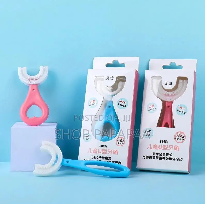 Multipurpose Children's U-Shaped Toothbrush