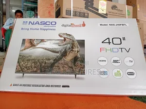 Digital Ghana Hd Nasco 40" Tv Slim Frameless Television FHD Usb Ports