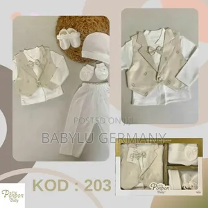 Custom Naming or Christening Baby Boy Luxury Suit