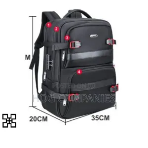 Hp Power Anti-Theft Waterproof Laptop Backpack School Travel Bag