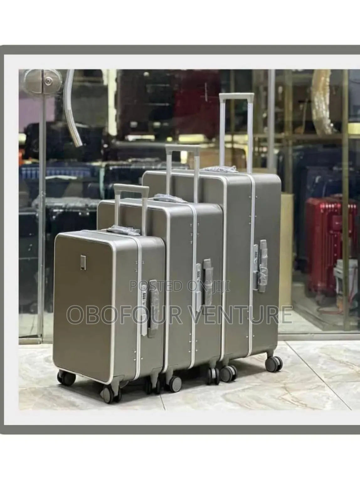 3in1 Zipless Anticrake Luxury Luggage Call.