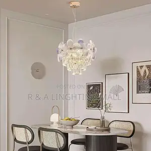 Modern Crystal Chandelier + Remote