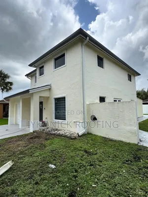 PVC Downspout Rain Gutter System Installation