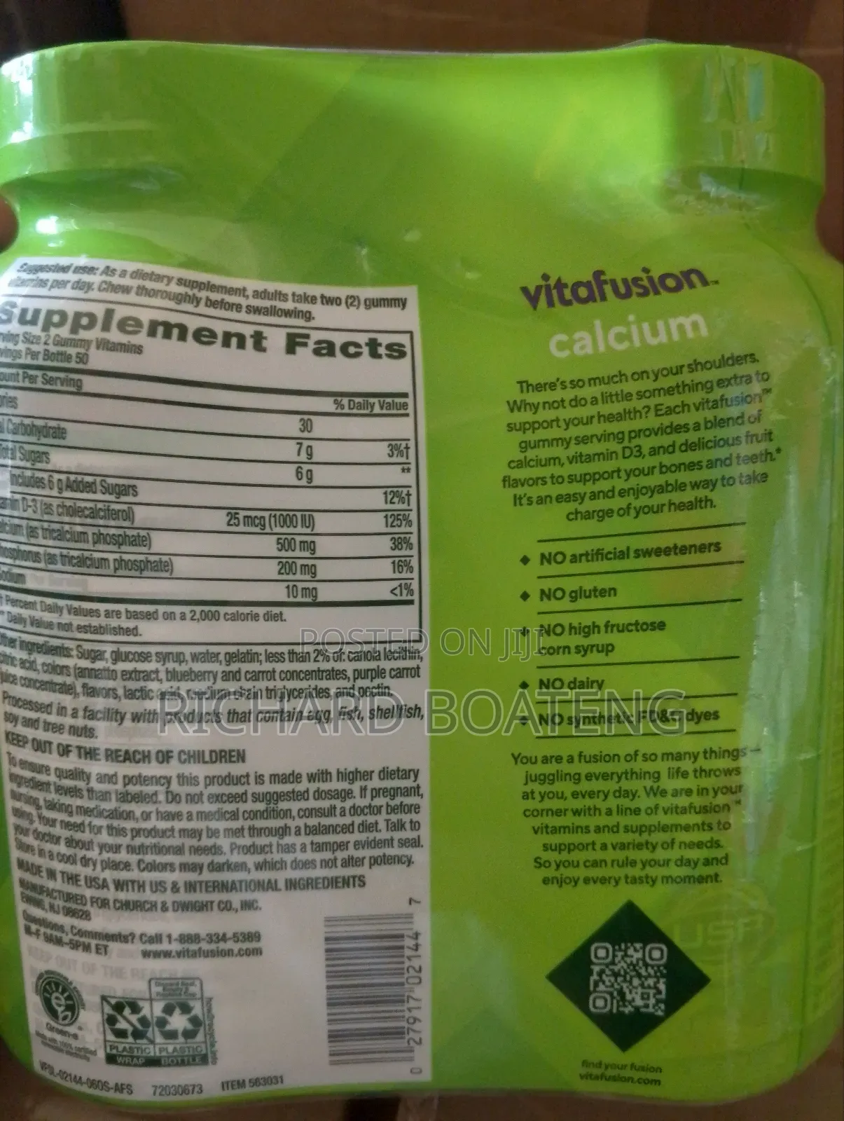 Vitafusion Calcium