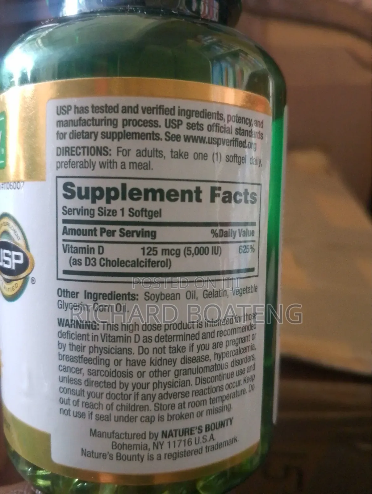 Nature's Bounty D3