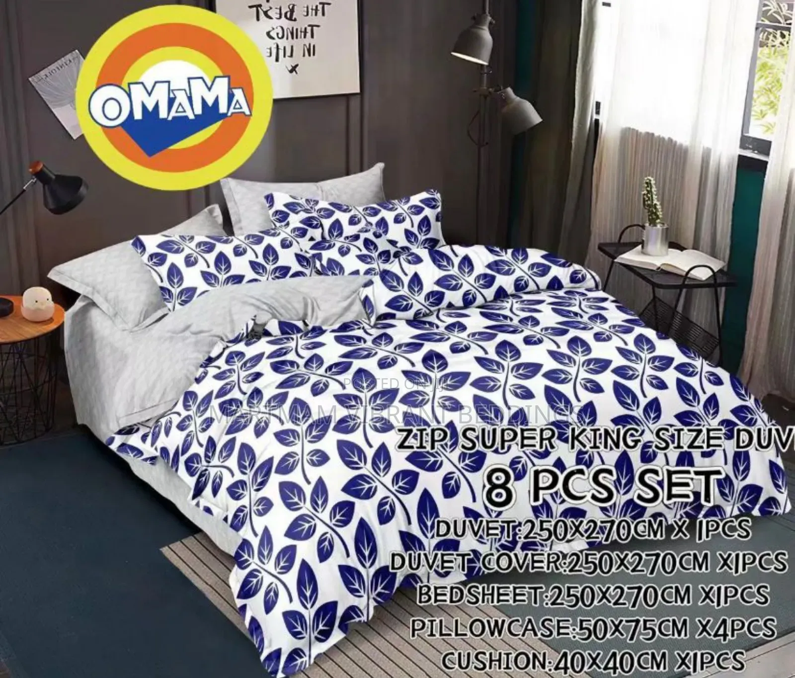 8 Pieces Duvet Set