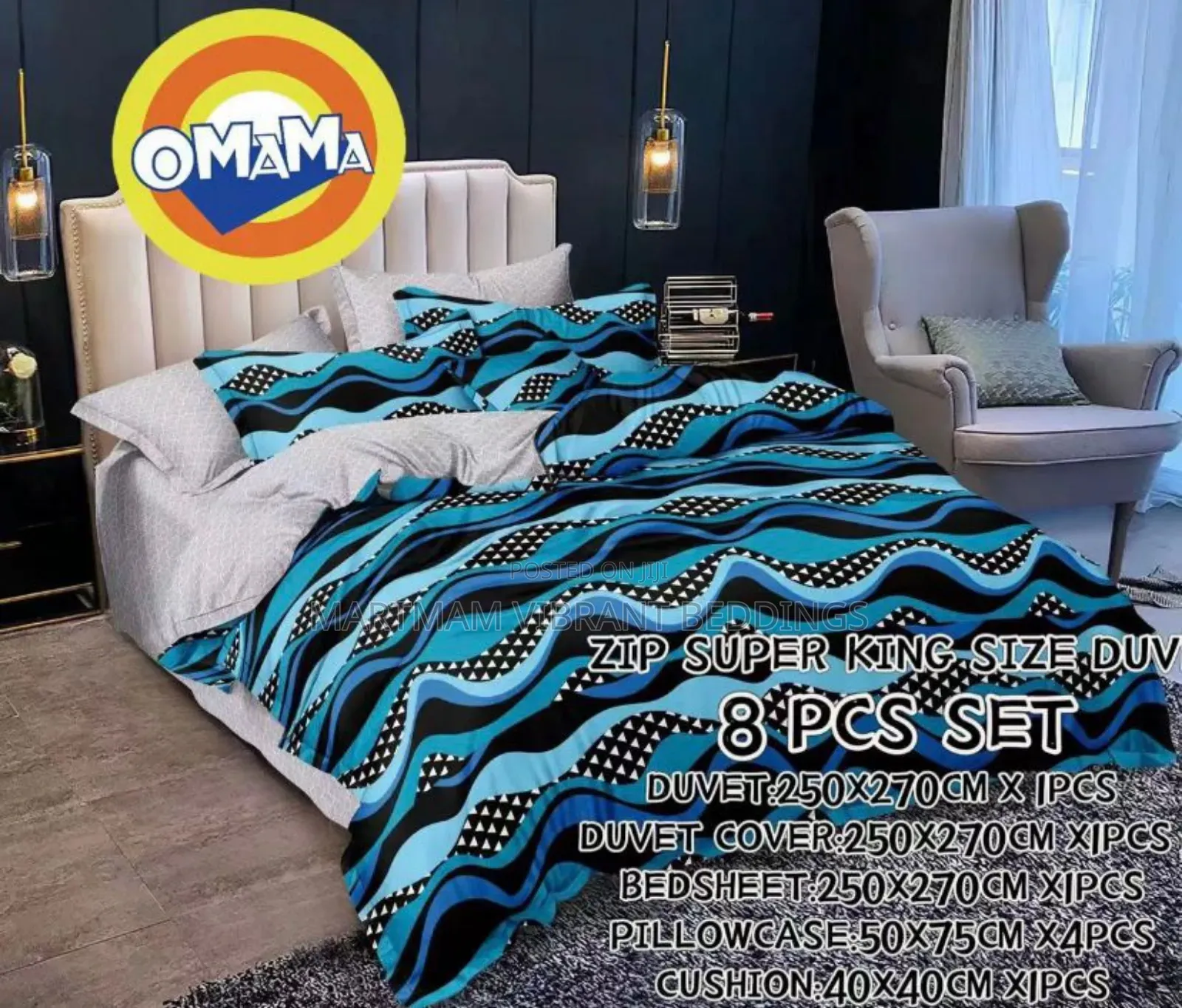8 Pieces Duvet Set