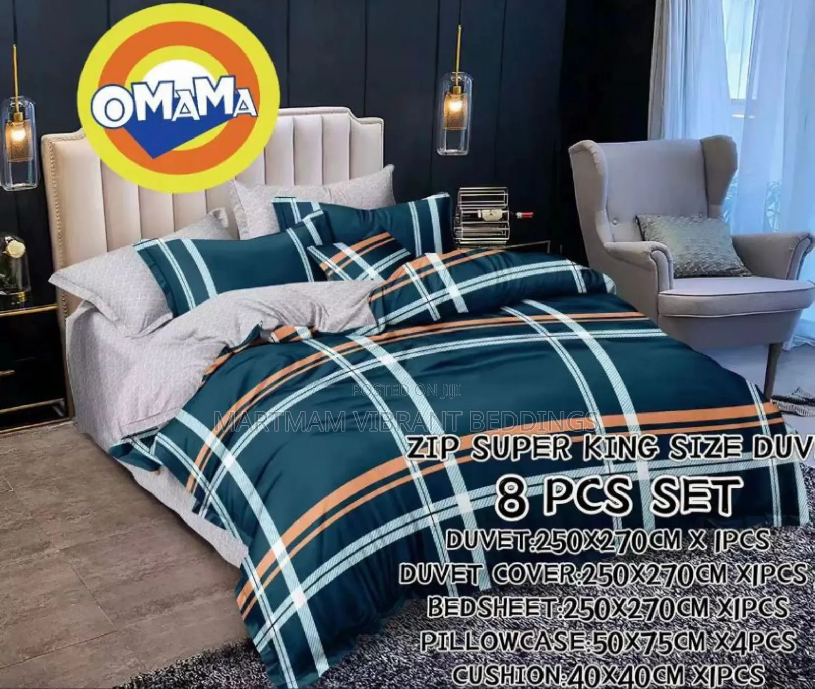 8 Pieces Duvet Set