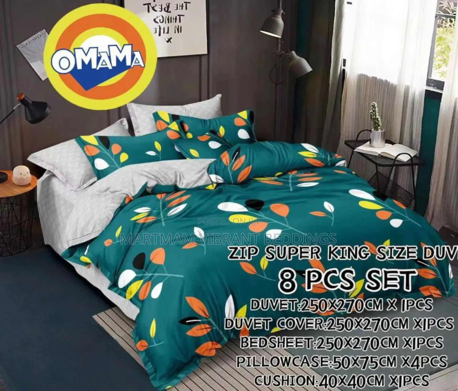 8 Pieces Duvet Set